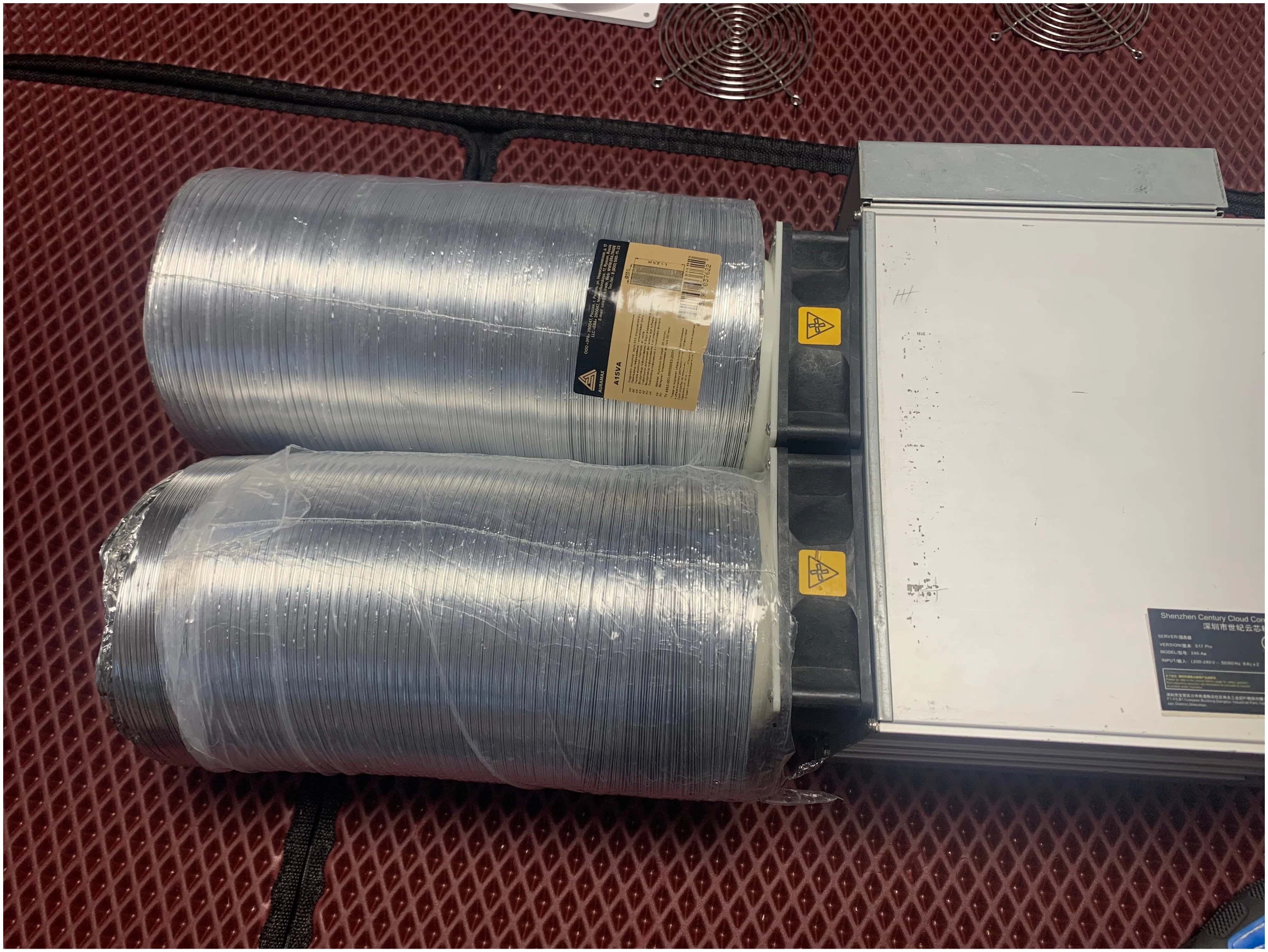 Переходник воздуховод вентилятора для Асик майнера